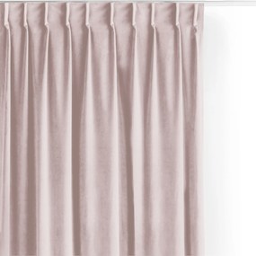 Filumi Velvet matt flex függöny nappaliba Világos Rózsaszín 400x270