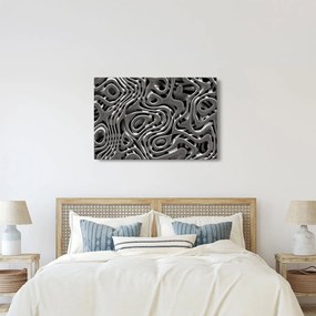 Kép - Fémes absztrakció (90x60 cm)
