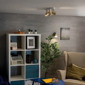 Kanlux 38960 - Fali spotlámpa LAURIN 1xGU10/10W/230V réz/fekete