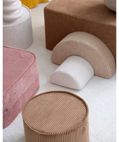 Barna kordbársony gyerek puff – Wigiwama