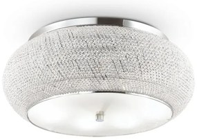 Ideal Lux - Kristály mennyezeti lámpa PASHA 14xE14/40W/230V átm. 65 króm