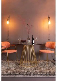 Kerek étkezőasztal üveg asztallappal ø 104 cm Floris – White Label