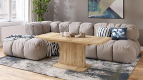 Mazzoni ASTON MINI-Z Arany Tölgy - MODERN NYITHATÓ EMELHETŐ DOHÁNYZÓASZTAL ÉTKEZŐASZTAL ÁTALAKÍTHATÓ ASZTAL