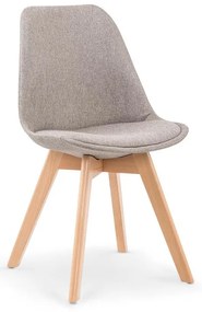 Erich étkezőszék, szürke / bükkfa