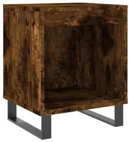 Füstös tölgy színű szerelt fa éjjeliszekrény 40 x 35 x 50 cm
