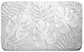 Világosszürke fürdőszobai kilépő 45x75 cm Amber – douceur d'intérieur