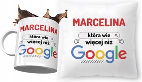 Marcelina párna ajándék bögre szett fényképes nyomtatással