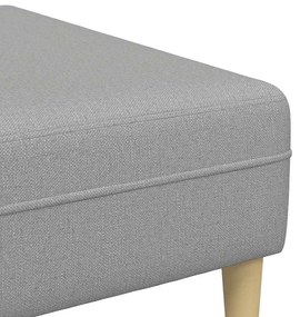 Kanapé Szett 3 pcs Felhős szürke szövet