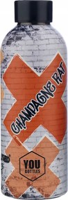 You Bottles Dual Banksy termosz kulacs 500 ml Champagne Rat