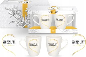 You&amp;Me páros bögre szett 300 ml Boldog vele