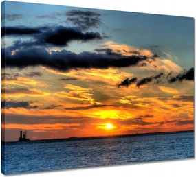 Vászonkép 50x40 Lenyugvó nap