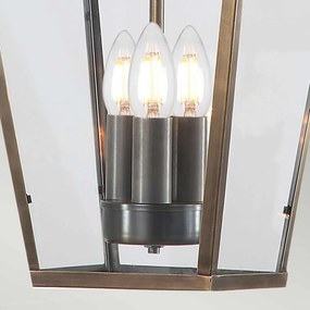 Elstead Lighting MANSION HOUSE MANSION-HOUSE8-BR Függőlámpa 3x60W/E14 IP44
