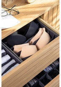 Drawer szürke rekeszes fiókrendszerező, 29 x 11 cm - Bigso Box of Sweden