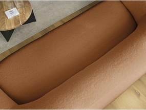 Narancssárga buklé kanapé 193 cm Elina – Bobochic Paris