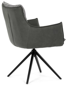 Étkezőszék szett forgó mechanizmussalDCH-D1345 GREY2, 2 db