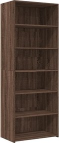 vidaXL barna tölgy színű szerelt fa magasszekrény 70 x 41 x 185 cm