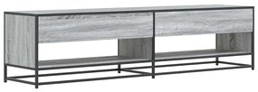 szürke sonoma színű szerelt fa TV-szekrény 180,5 x 40 x 46 cm