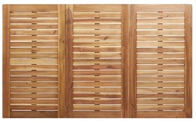 7 Darabos Kerti Étkezőszett Tömör Akácfából, Kültéri Étkezőasztal 150x90x75 cm Tömör Akácfából, Összecsukható Kerti Székek 2 db Tömör Akácfa és Acél, Összecsukható Kerti Székek 4 db Tömör Akácfa és Acél