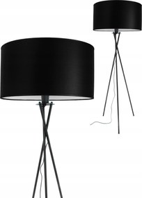 Modern állólámpa fekete lámpabúra 40cm, nappali, hálószoba, Led Új