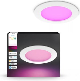 Philips - LED RGBW dimmelhető fürdőszobai süllyesztett mennyezeti lámpa Hue SLIM LED/12W/230V IP44