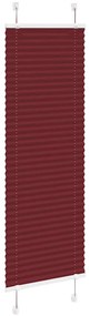 pliszírozott redőny Bordeaux piros 40x150 cm szövetszélesség