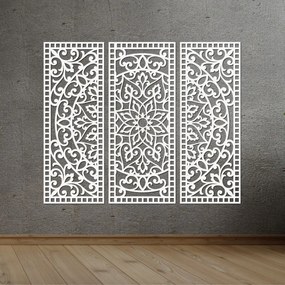 Faldekoráció háromrészes mandala panel | AURELIA