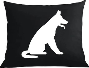 Párna párnahuzat nyomott mintás Német juhászkutya