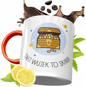 Narancssárga Bögre Nagybácsinak Tökéletes Ajándék fényképes nyomtatással