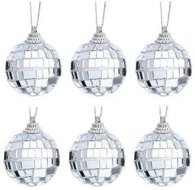Műanyag karácsonyfadísz készlet 6 db-os ø 4 cm Mirror Ball Mini – Sass & Belle