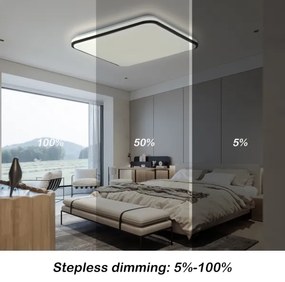Brilagi - LED Dimmelhető lámpa SMART LED/36W/230V 45x45 cm Wi-Fi Tuya + távirányító