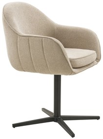 Tamera étkezőszék forgóval, világos szürke, fekete