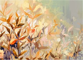 Kép - Festett növények (70x50 cm)