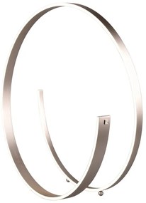 Szürke LED állólámpa hangvezérléssel-mobil alkalmazás vezérléssel, fém búrával (magasság 75 cm) Cinardi – CINQUE