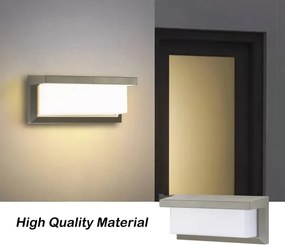 Brilagi - LED dimmelhető kültéri fali lámpatest BRICKY 1xE27/6W/230V 2700-6500K IP54 szürke