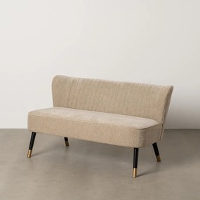 Bézs zsenília kanapé 134 cm Glam – Ixia