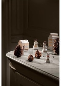 Porcelán karácsonyi figura (magasság 11,5 cm) Hammershøi Snowman – Kähler Design