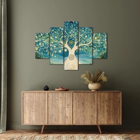 Kép – Mágikus fa spirálokkal (150x105 cm)