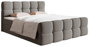 Kontinentális franciaágy 160 cm Cirsten 160C (ágyráccsal és matraccal) (tárolóhellyel) (szürke). Akció -15%. 1100159