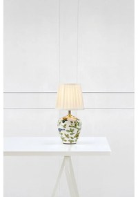 Fehér asztali lámpa textil búrával (magasság 33 cm) Mansion – Markslöjd
