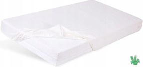 Jersey bambusz lepedő 70x140x10 Bamboo gumis fehér