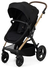KINDERKRAFT-Kombinált babakocsi 3in1 MOOV 2 AIR Pure fekete + autósülés MINK PRO