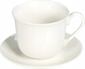 Livello Porcelán csésze 400ml Fehér Nagy Jumbo Aljjal 15,5cm
