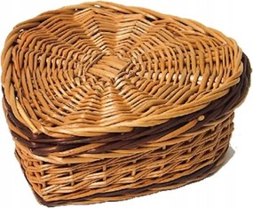 Fonott ékszerdoboz apróságoknak Ajándék Kézműves Szív 30cm