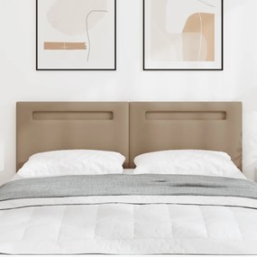 Fejtámla Egyszerű Design Kávébarna 140 cm Műbőr