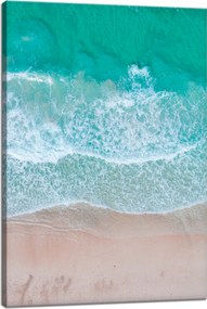 Vászonkép Víz Hab Hullámok Tenger Természet 40x60 cm Ideális ajándék