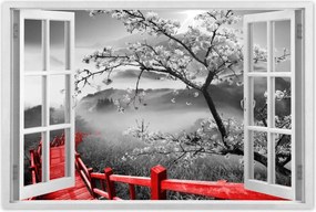 Poszterek 120x80 Virágzó cseresznye Japán