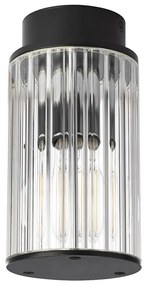 Argon 8773 - Kültéri mennyezeti lámpa NORFOLK 1xE27/15W/230V IP44 fekete