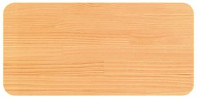 Dohányzóasztal Viaszbarna 80 x 39,5 x 33,5 cm Tömör fenyőfa