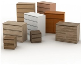 Zondo Komód Hannah New 04 (úzka) (sonoma tölgy). 1021343