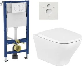Fali WC szett Roca Optica előtétfalas szereléshez SIKOGSROOPTW